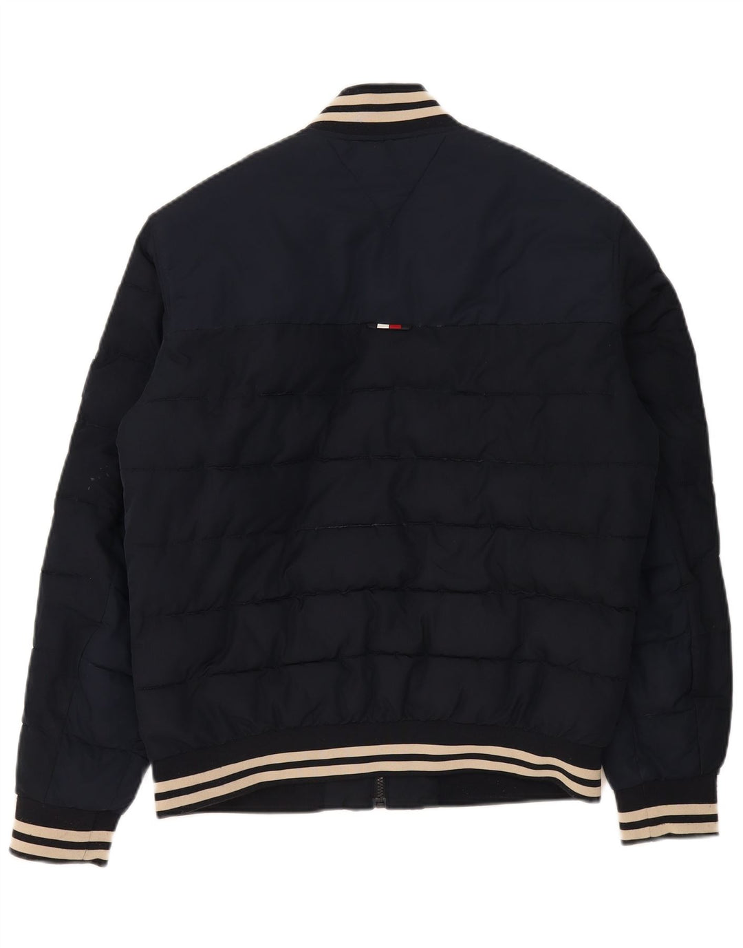 Giacca imbottita da uomo Tommy Hilfiger UK 38 poliestere medio blu navy
