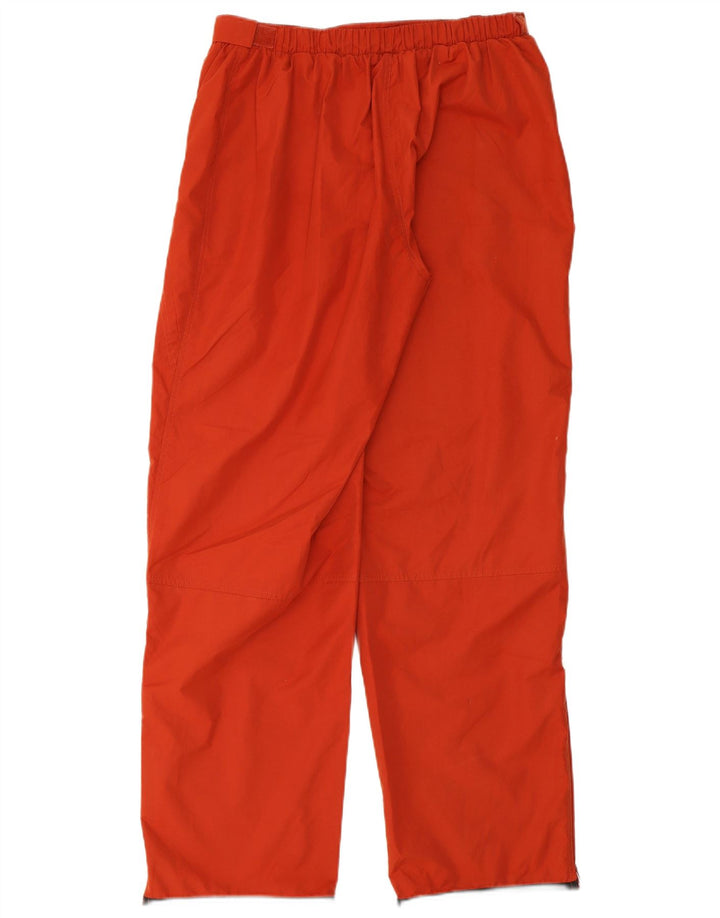 Pantaloni da tuta da uomo Reebok Large arancione in poliestere