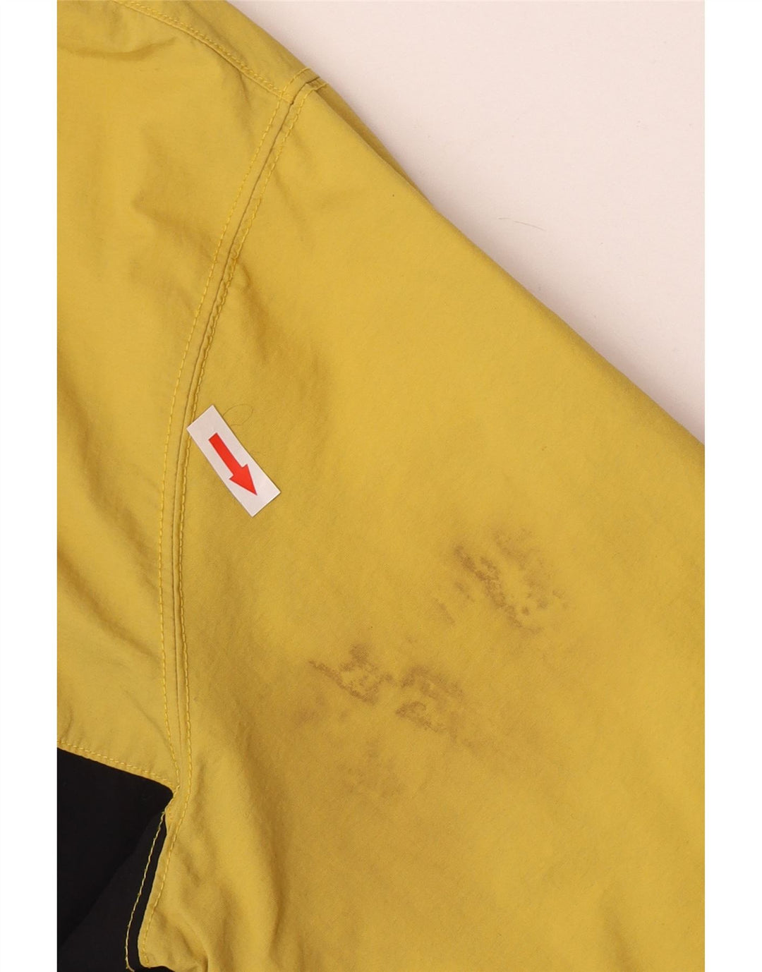 Giacca antipioggia da uomo con cappuccio grafico Champion UK 40 Large Yellow Colourblock