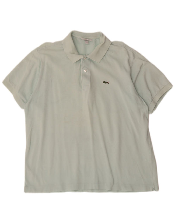 Polo da uomo Lacoste vestibilità classica taglia 6 XL cotone blu