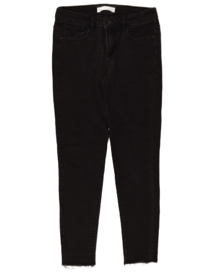 Jeans skinny da donna ZARA EU 38 Small W28 L26 cotone nero