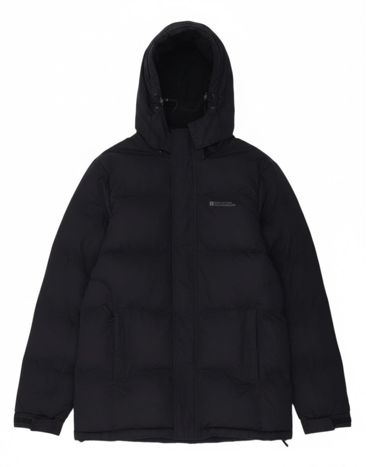 MOUNTAIN WAREHOUSE Giacca imbottita con cappuccio da uomo UK 38 medio blu navy