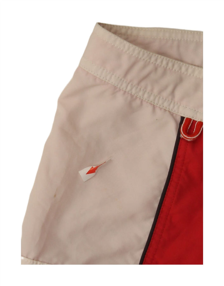 Pantaloncini da bagno grafici da uomo Sundek grandi color rosso