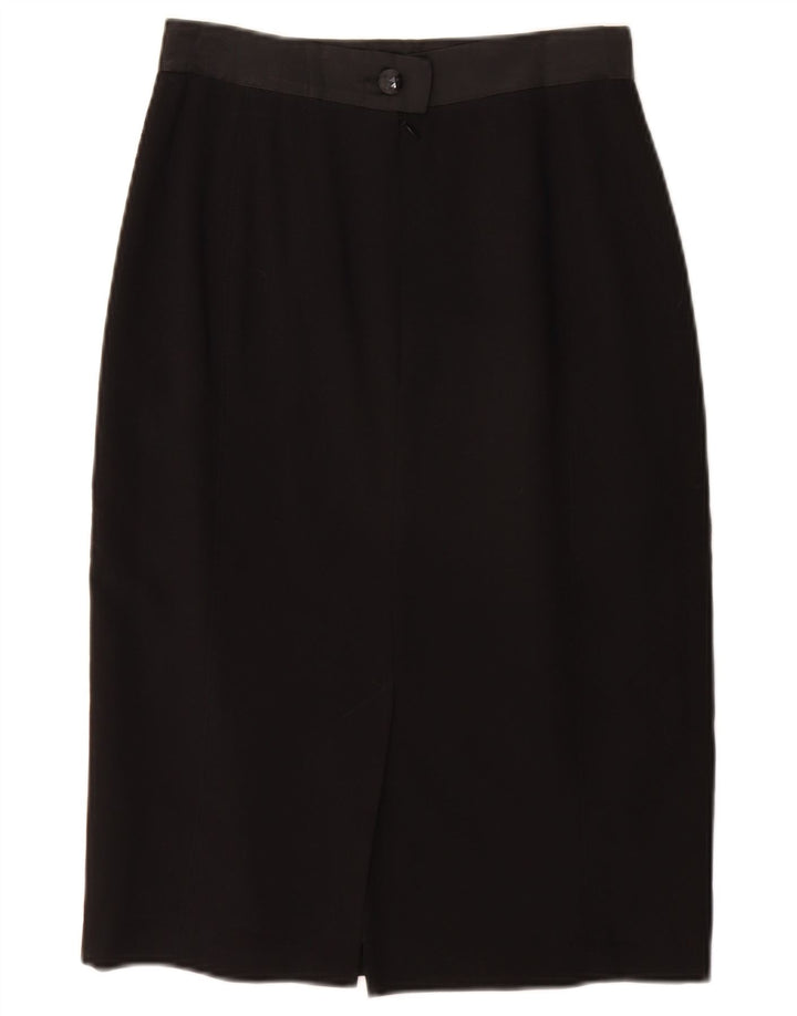 Gonna a tubino da donna Laurel EU 36 piccola W26 lana vergine nera