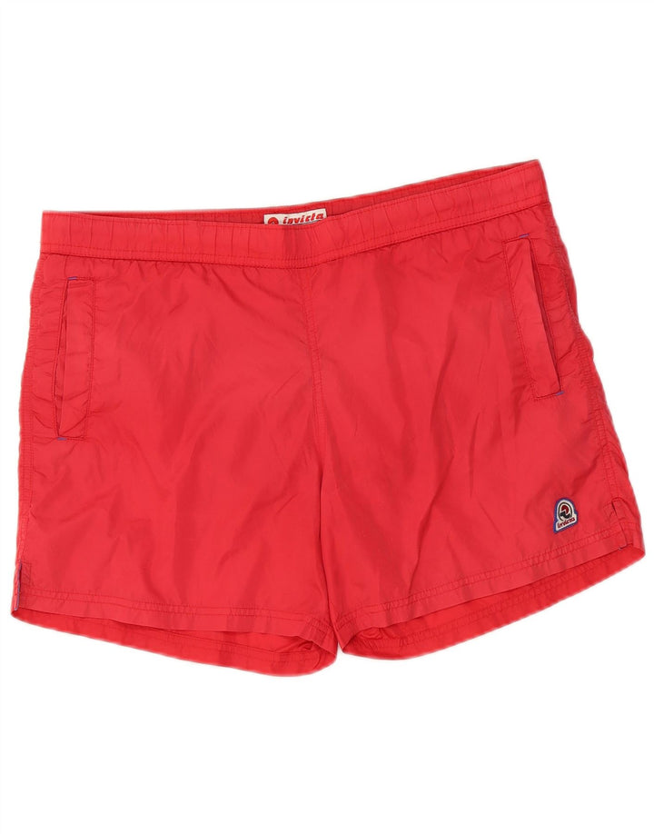 Pantaloncini da bagno da uomo Invicta piccoli rossi