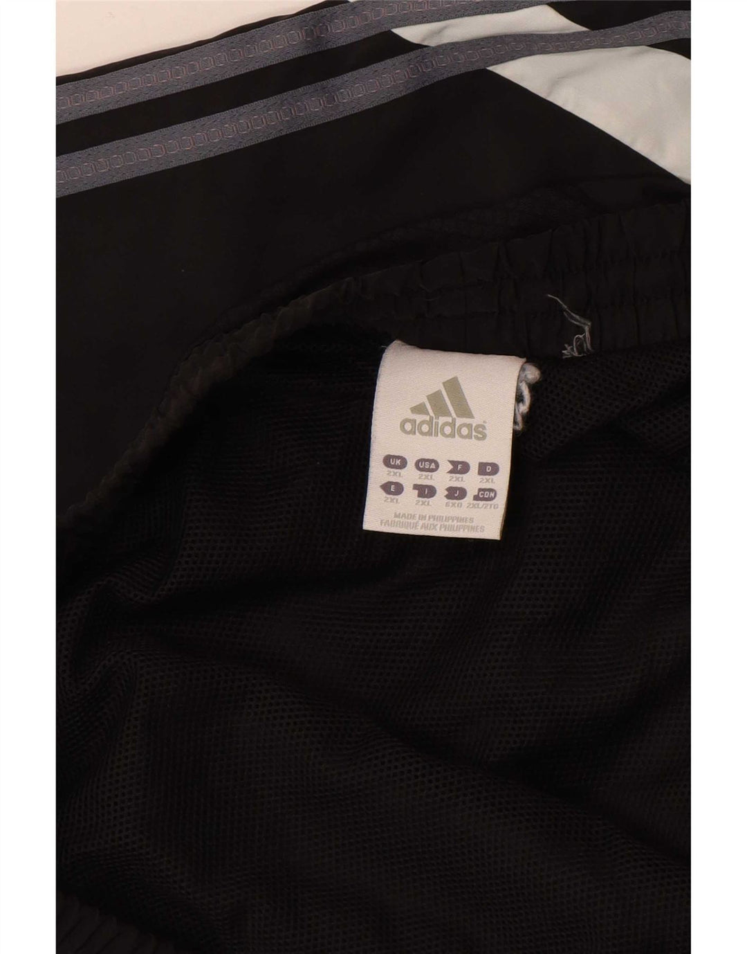 Pantaloni da tuta Adidas Climalite da uomo 2XL Nero Colourblock