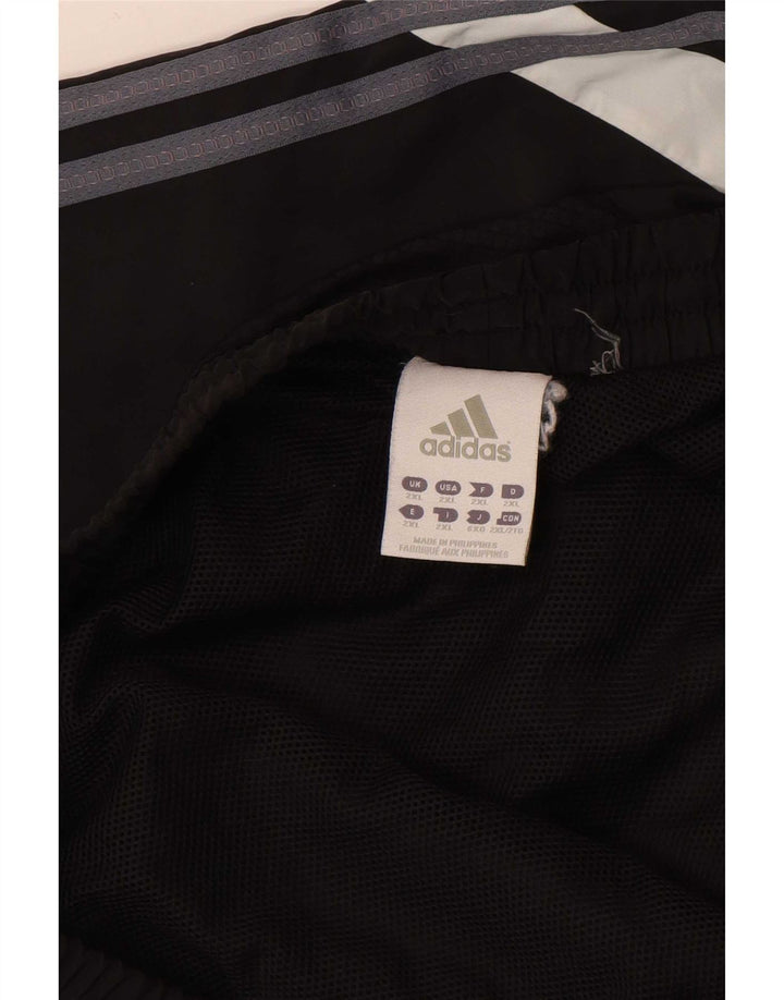 Pantaloni da tuta Adidas Climalite da uomo 2XL Nero Colourblock