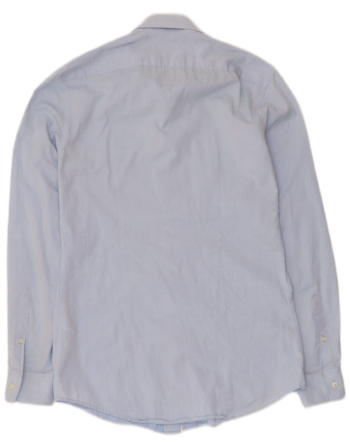 Camicia Reiss Slim Fit da uomo piccola in cotone blu