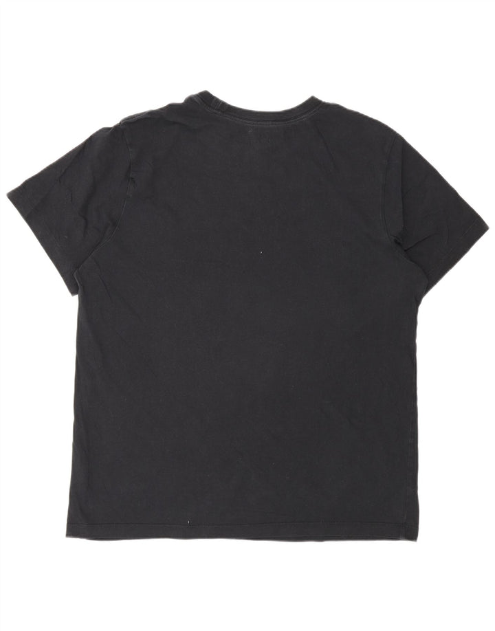 T-shirt grafica da uomo Nike Top grande in cotone nero