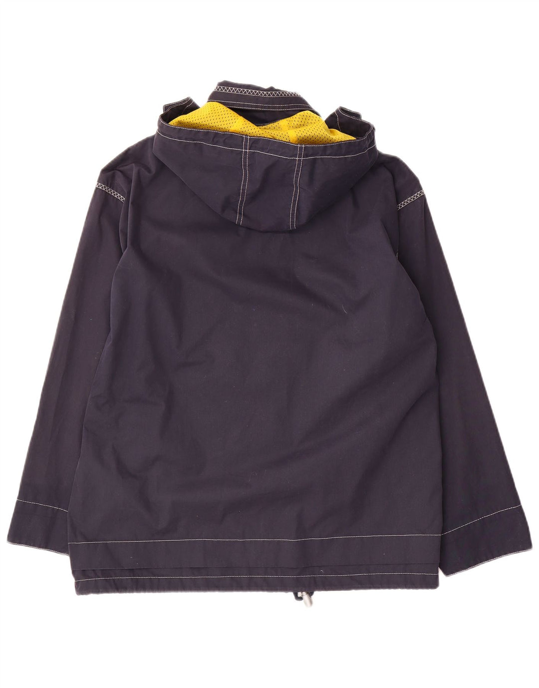 Giacca antipioggia donna con cappuccio Astrolabio IT 44 Medio Blu Navy Cotone