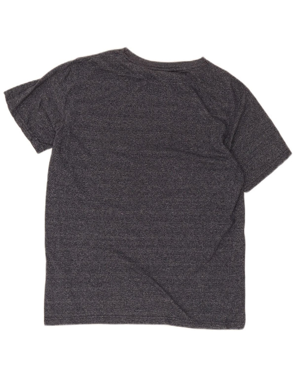 T-shirt grafica da uomo Ellesse Top in cotone chiazzato grigio medio