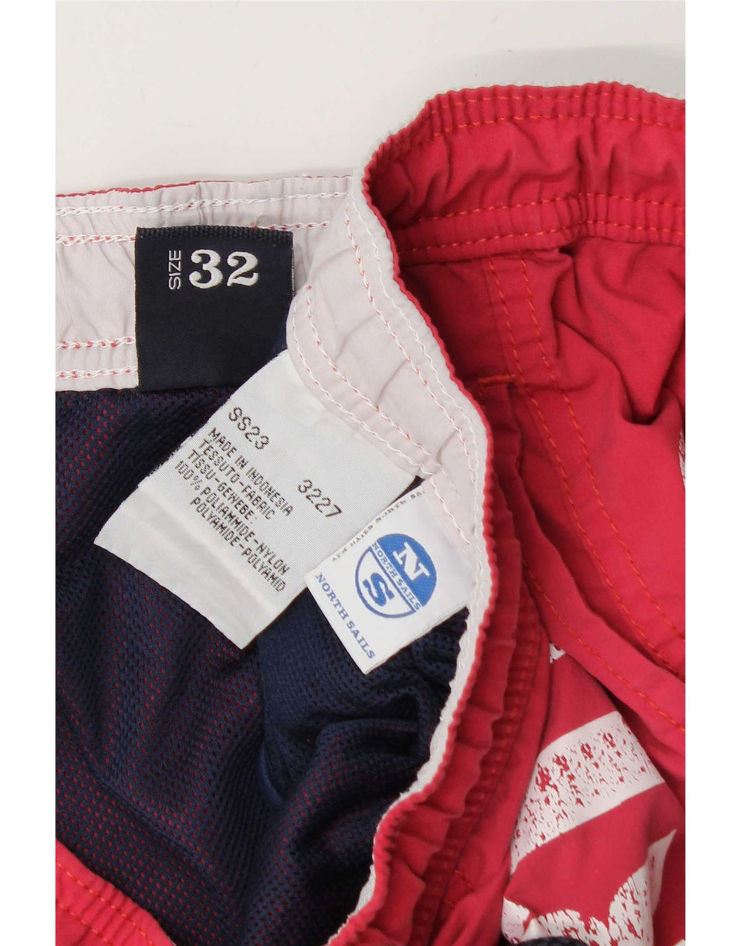 Pantaloncini da bagno grafici da uomo North Sails rosa medio in poliammide