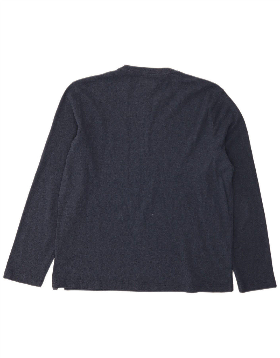 Tommy Hilfiger Uomo Top Manica Lunga XL Blu Navy Cotone