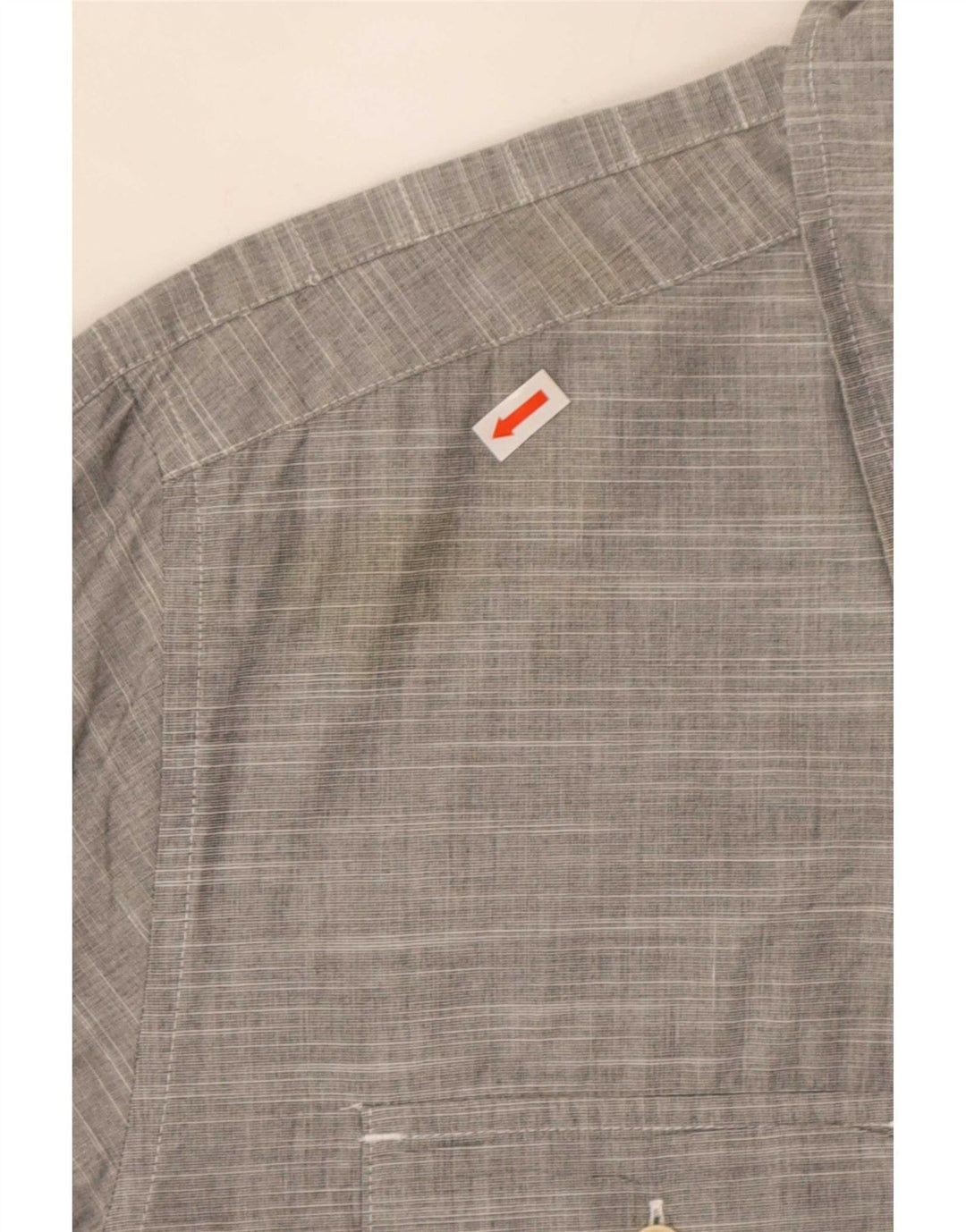 Camicia da uomo Quiksilver XL in cotone a righe grigie