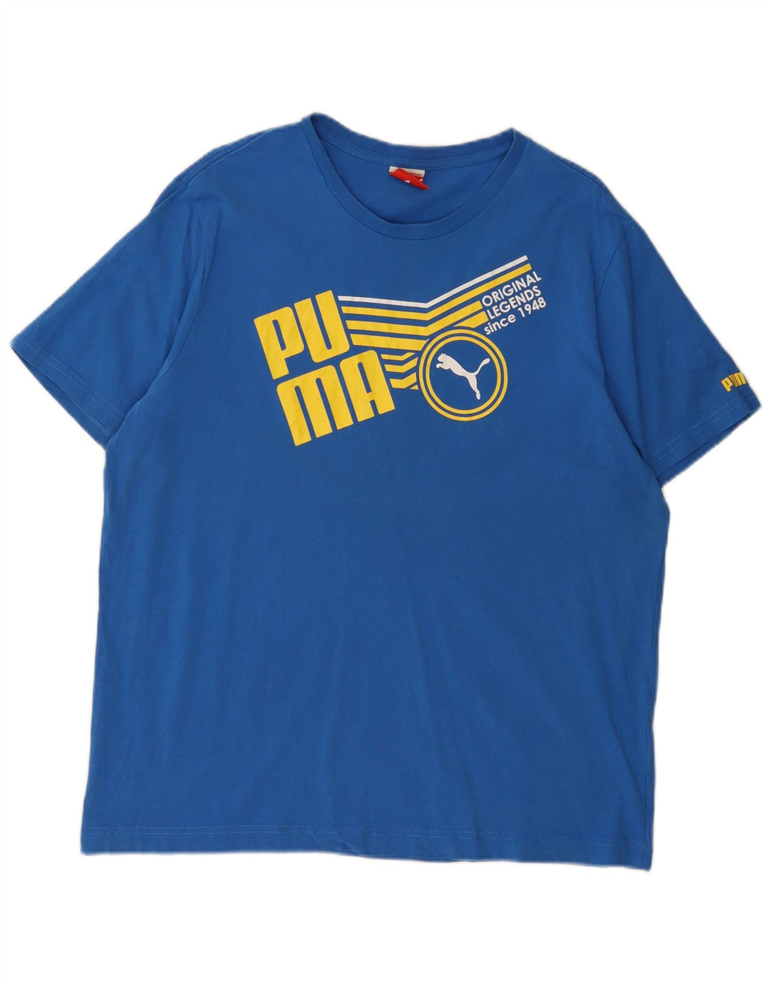 T-shirt grafica da uomo PUMA Top XL Blu