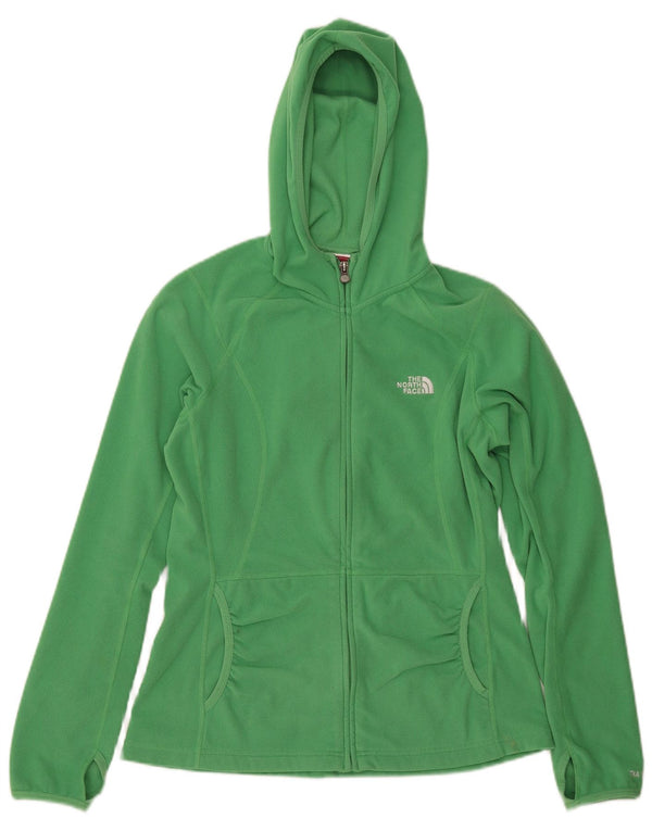 Giacca in pile con cappuccio da donna The North Face UK 14 Poliestere verde medio