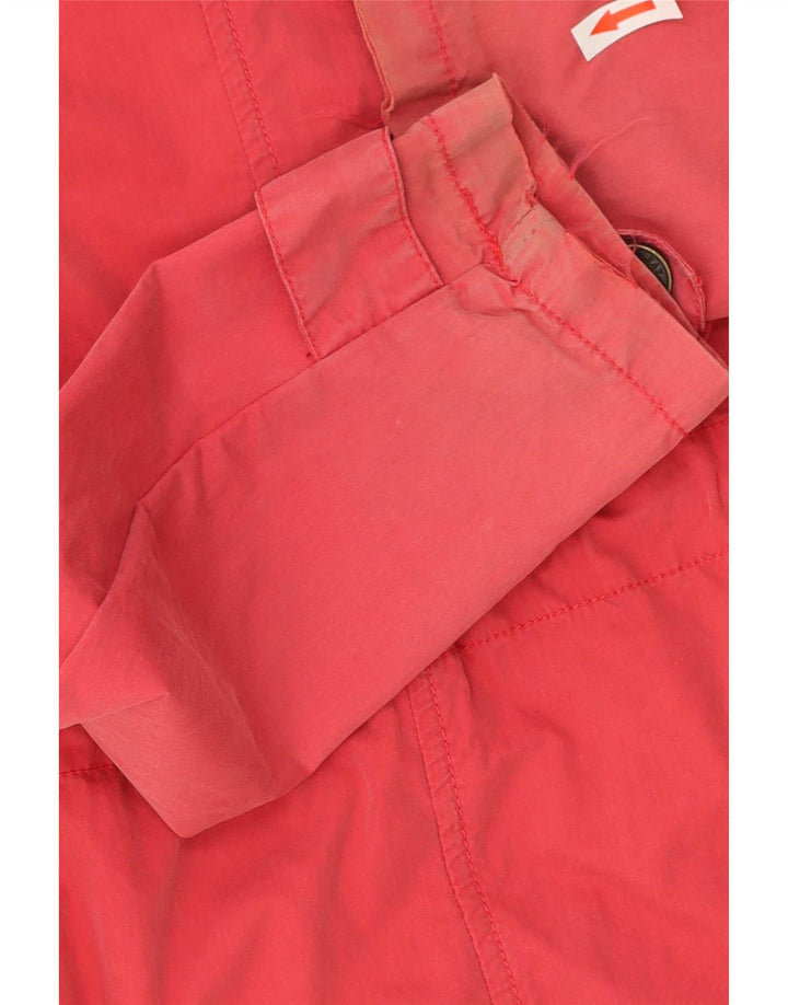 Montgomery con cappuccio da donna Fat Face UK 10 piccolo cotone rosso