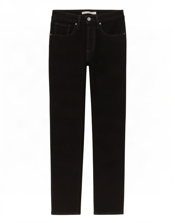 Jeans skinny a vita alta Levi's 721 da donna W24 L25 cotone nero