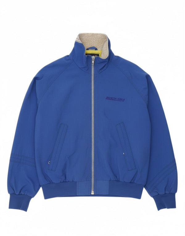 INVICTA Mens Bomber Jacket UK 36 Small Blue Polyester