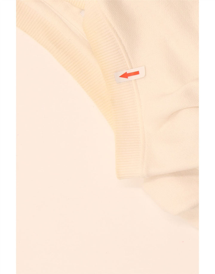Tommy Hilfiger Uomo Felpa Maglione Grande Cotone Bianco