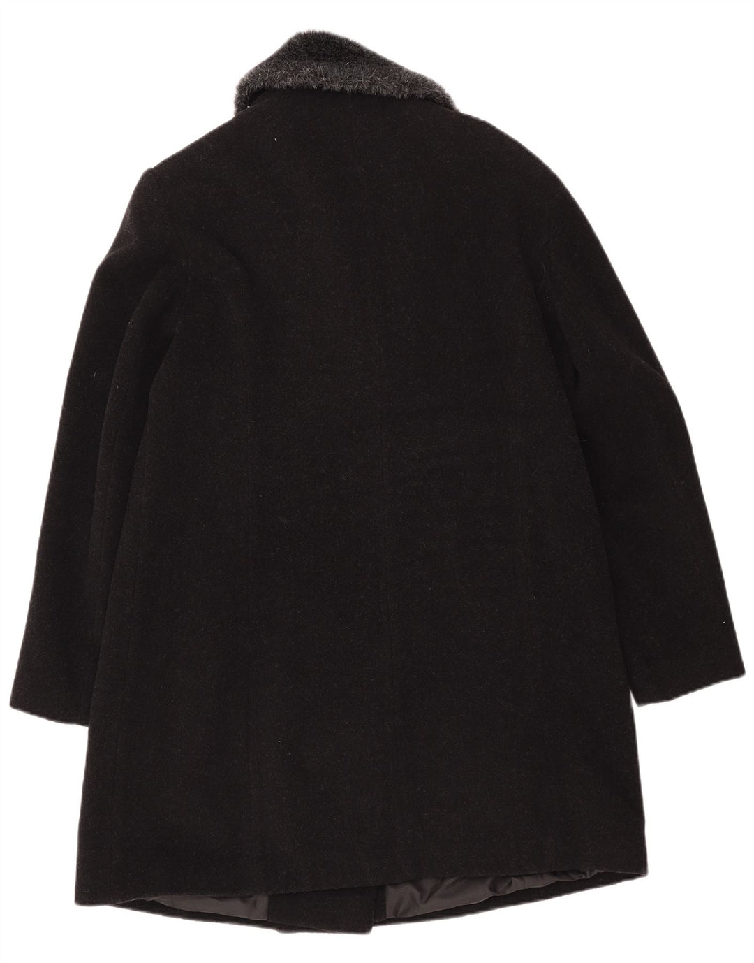 Cappotto doppiopetto da donna St. Bernard UK 16 grande lana nera