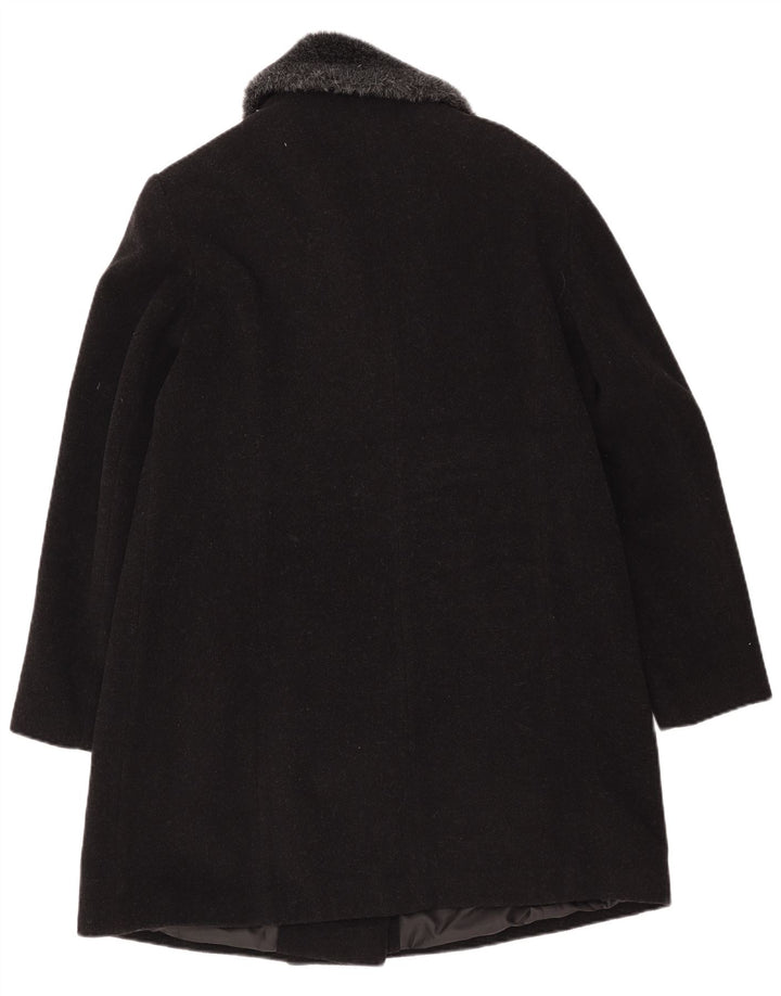 Cappotto doppiopetto da donna St. Bernard UK 16 grande lana nera