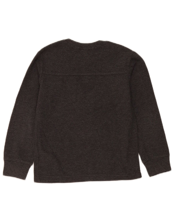 Polo Ralph Lauren Top da bambino a manica lunga 7-8 anni piccolo in cotone grigio