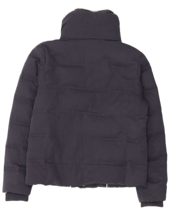 Giacca imbottita da donna FAT FACE UK 12 medio poliestere blu navy