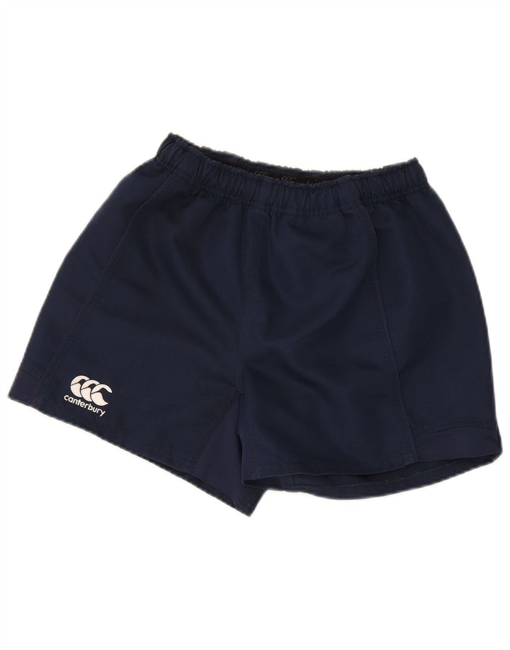 Pantaloncini sportivi da uomo Canterbury medio poliestere blu navy