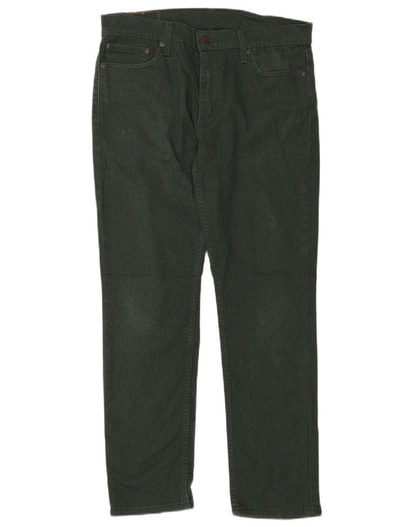 LEVI'S Jeans da uomo 511 slim W33 L30 cotone verde