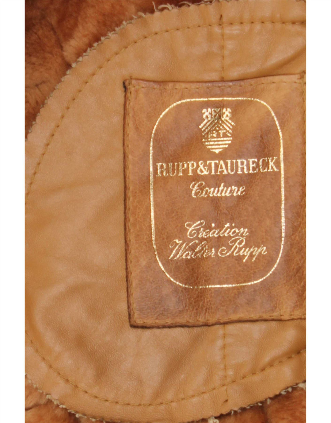 Giacca in shearling da donna Rupp & Taureck Couture UK 14 Marrone medio