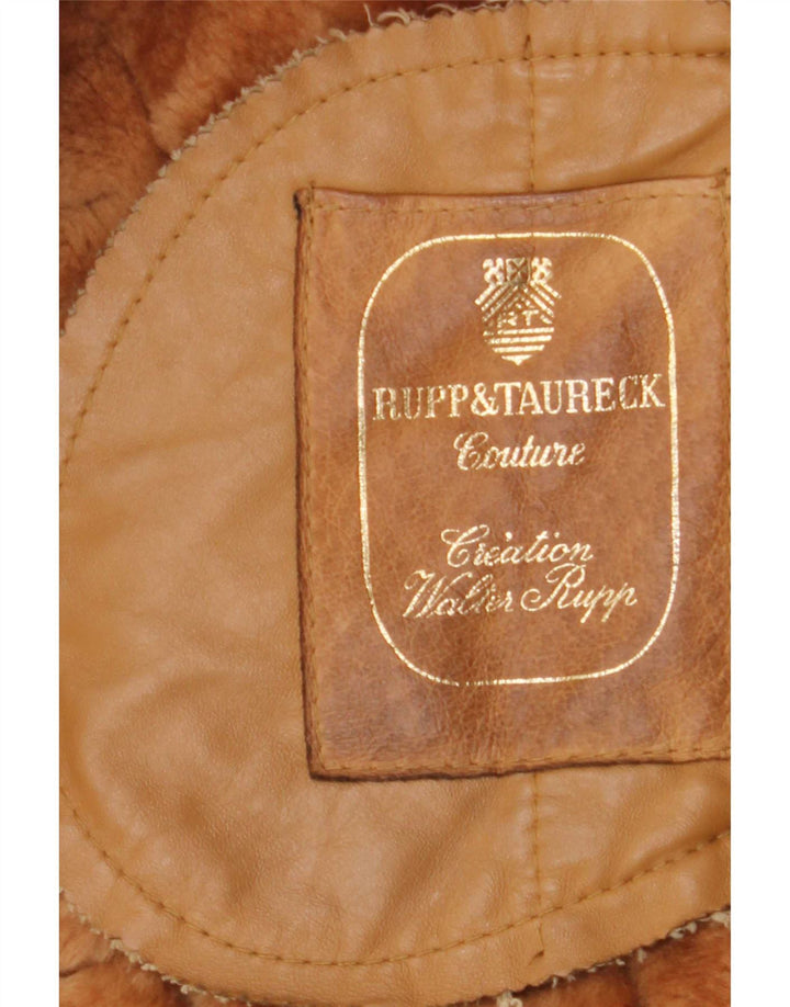 Giacca in shearling da donna Rupp & Taureck Couture UK 14 Marrone medio