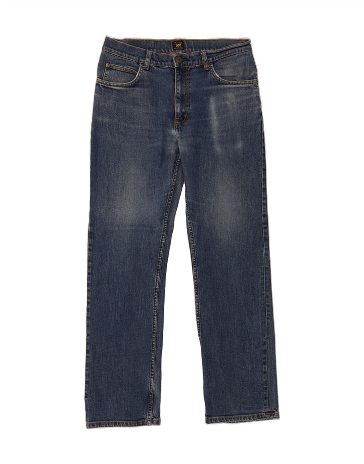 LEE Mens Brooklyn Straight Jeans W32 L32 Blue Cotton Vintage Lee and Second-Hand Lee from Messina Hembry 