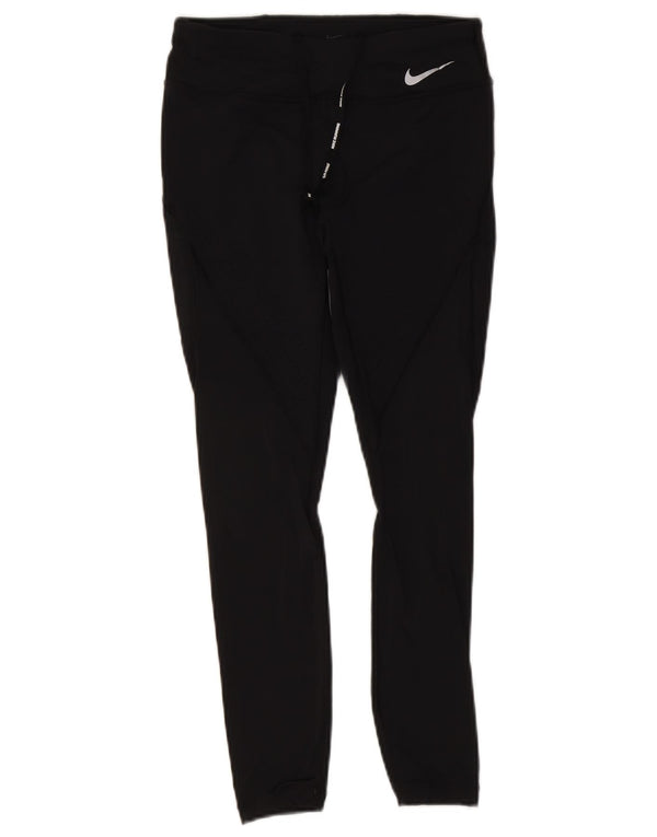 Leggings Nike Dri Fit da donna UK 8 piccoli in nylon nero