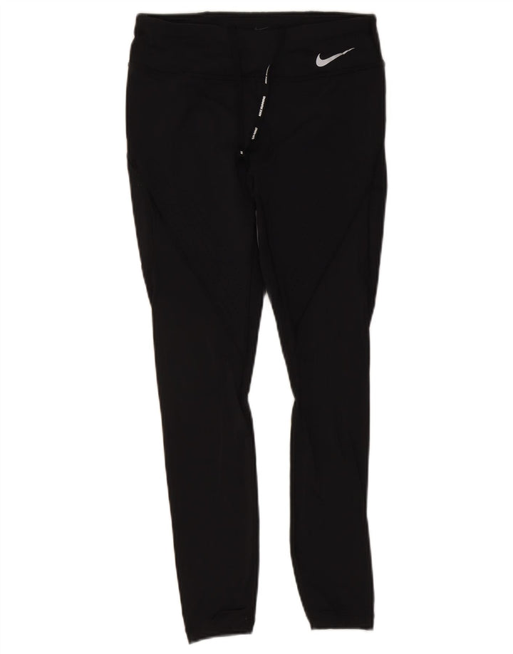 Leggings Nike Dri Fit da donna UK 8 piccoli in nylon nero