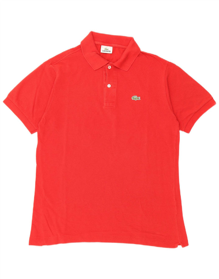 Polo da uomo Lacoste taglia 4 media in cotone rosso
