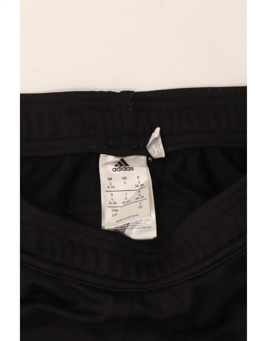 ADIDAS Womens Climacool Tracksuit Trousers UK 8/10 Small  Black Polyester Vintage Adidas and Second-Hand Adidas from Messina Hembry 