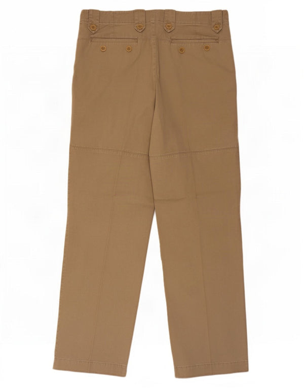 Pantaloni casual dritti da uomo Dkny W32 L32 in cotone beige