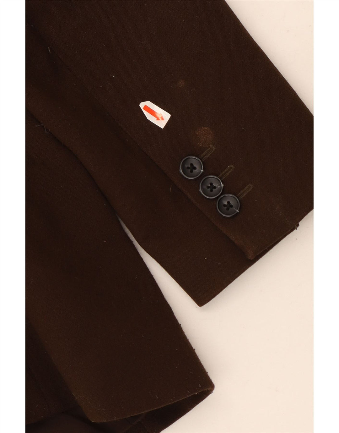 Giacca blazer doppiopetto da donna Marks & Spencer UK 16 grande marrone