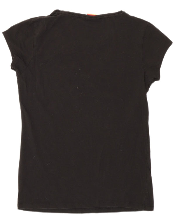 T-shirt grafica da donna Ellesse Heritage Top UK 14 grande nera