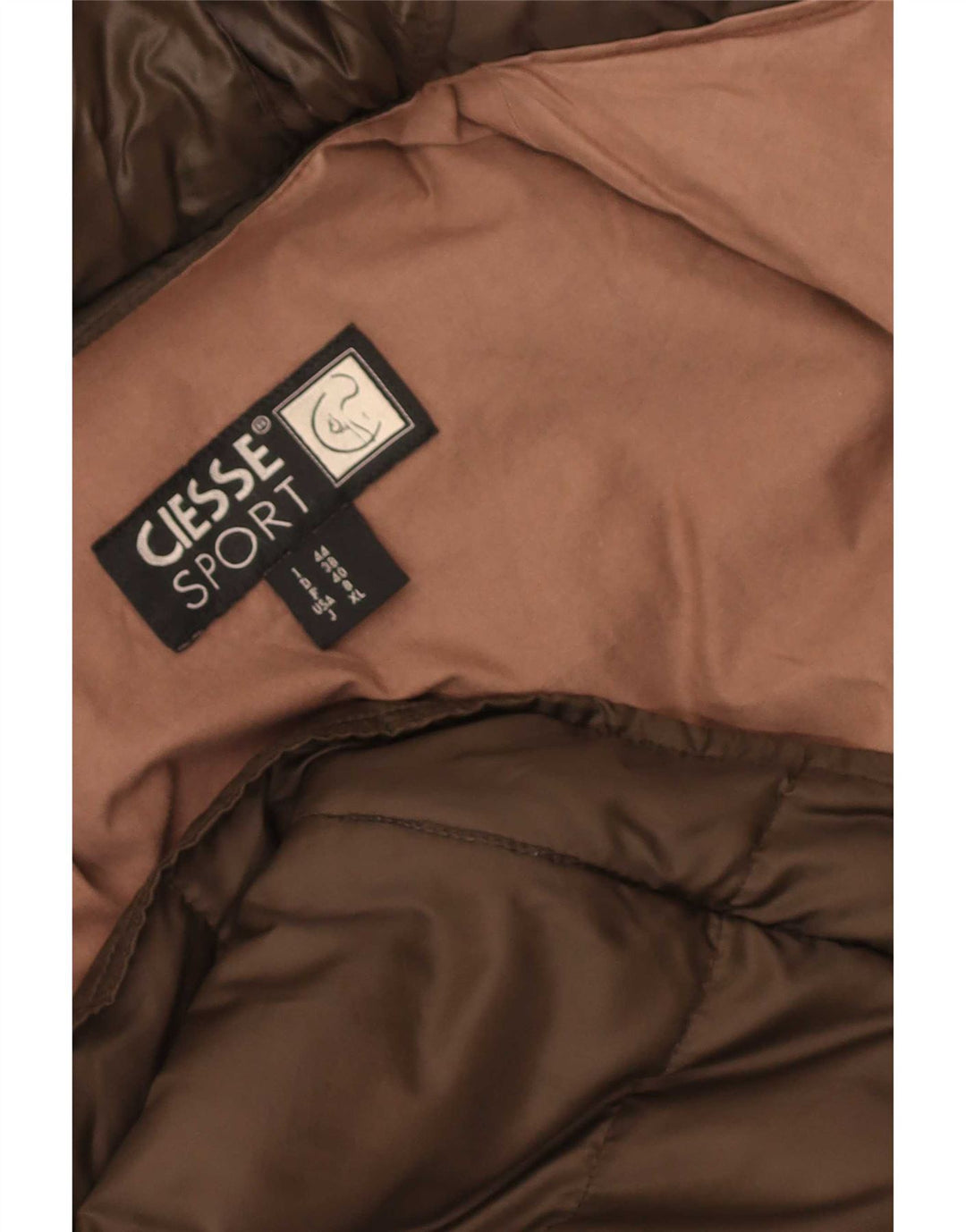 Piumino con cappuccio da donna Ciesse Piumini IT 44 Marrone medio