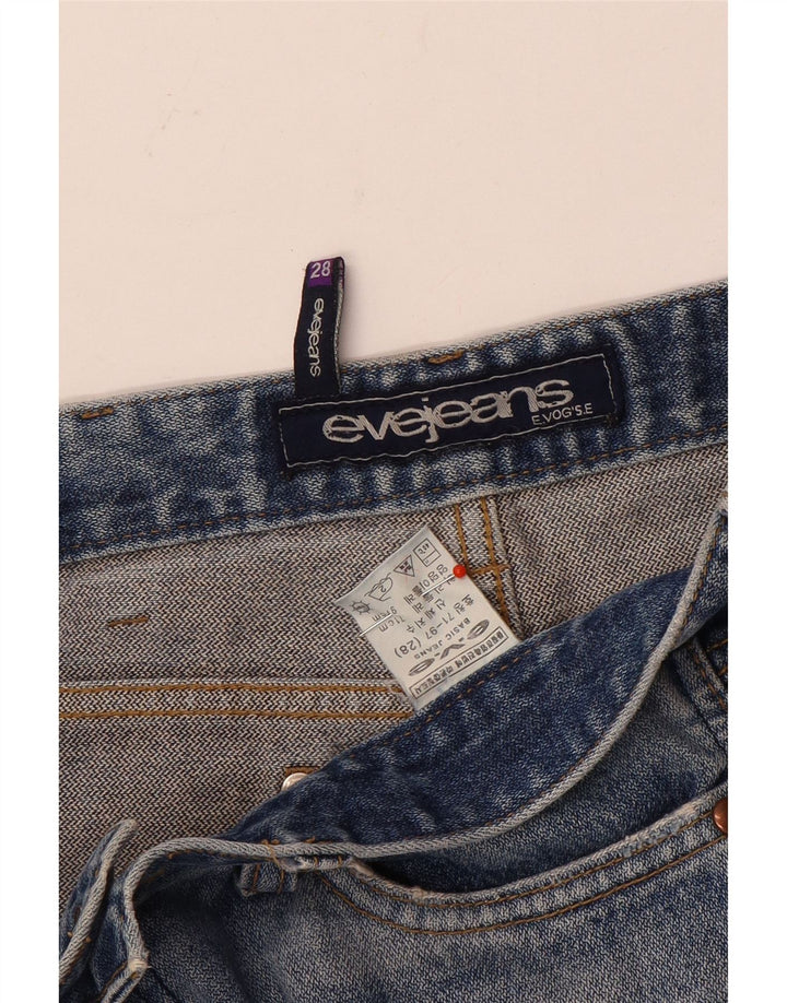Jeans dritti vintage da donna W28 L27 Blu