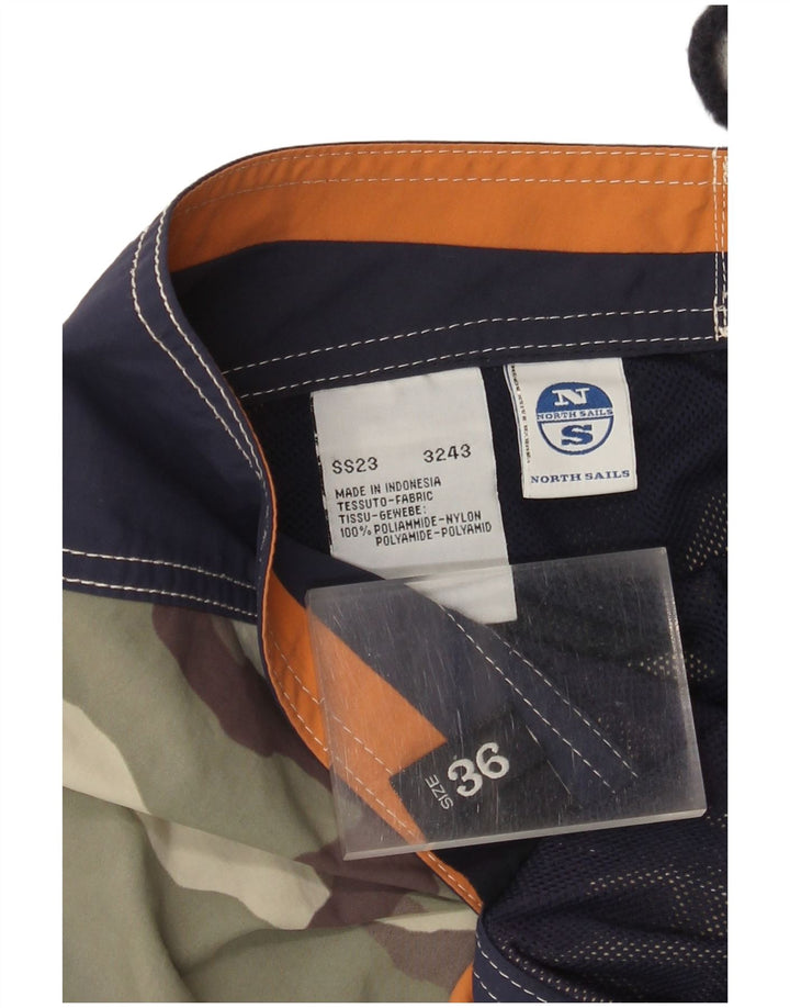 Pantaloncini da bagno da uomo North Sails Large Khaki Camouflage Poliammide