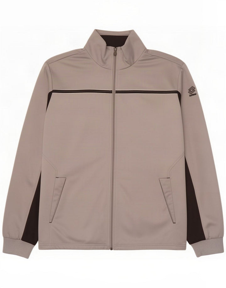 Giacca da tuta da uomo Lotto 3XL Poliestere color block grigio