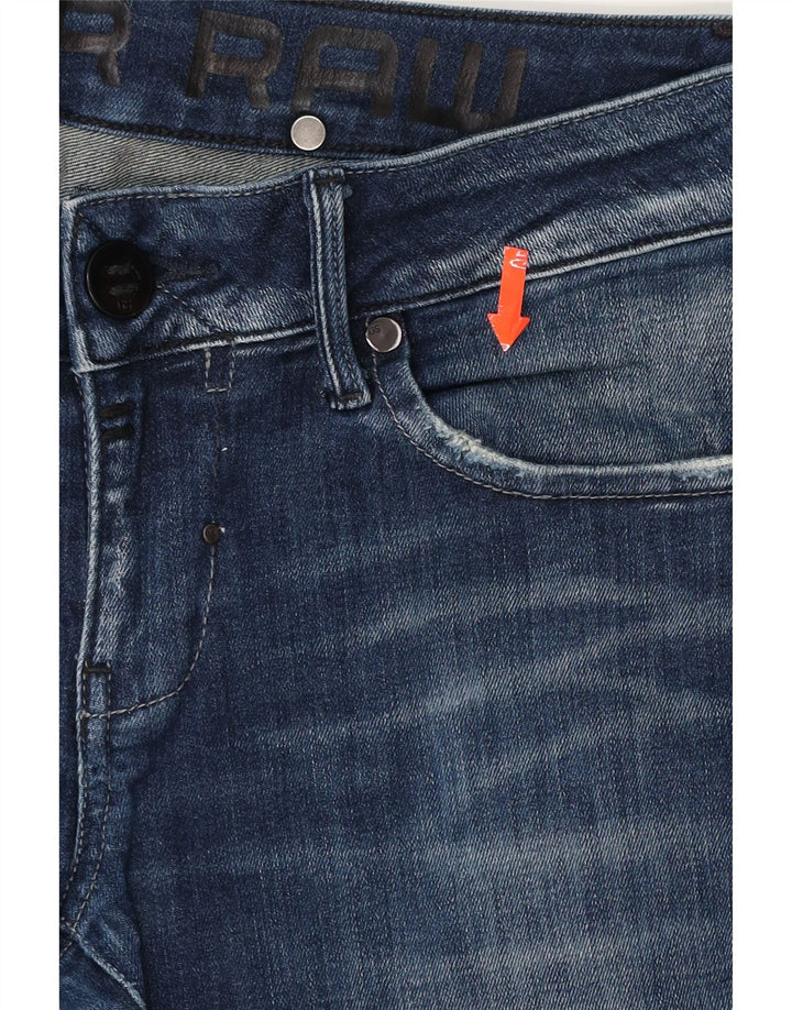 G-STAR Womens Straight Jeans W29 L32 Navy Blue Cotton Vintage G-Star and Second-Hand G-Star from Messina Hembry 