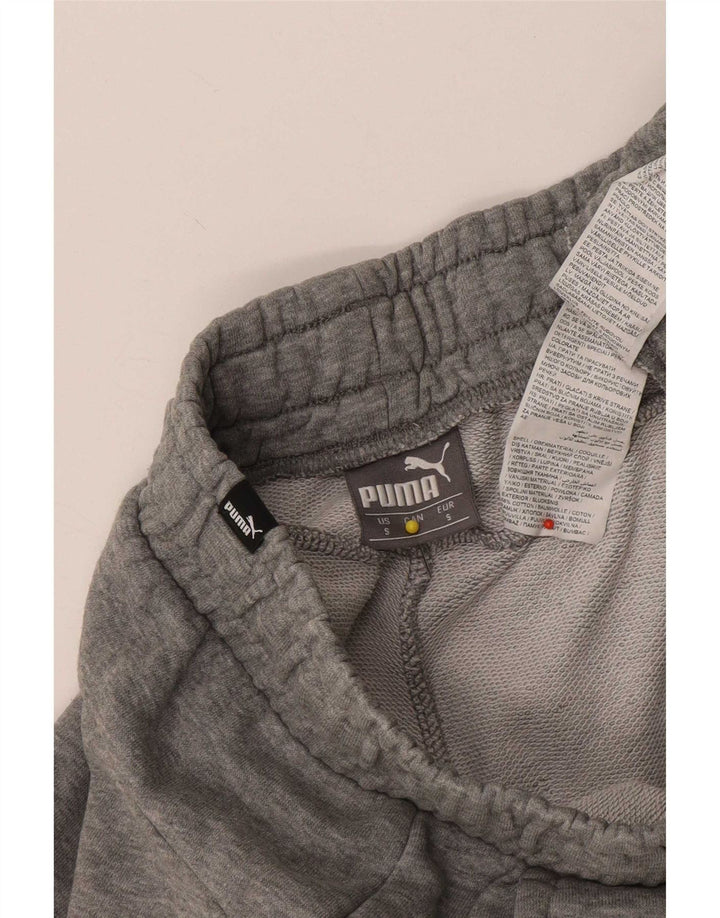 Pantaloncini sportivi grafici da uomo Puma piccoli in cotone chiazzato grigio