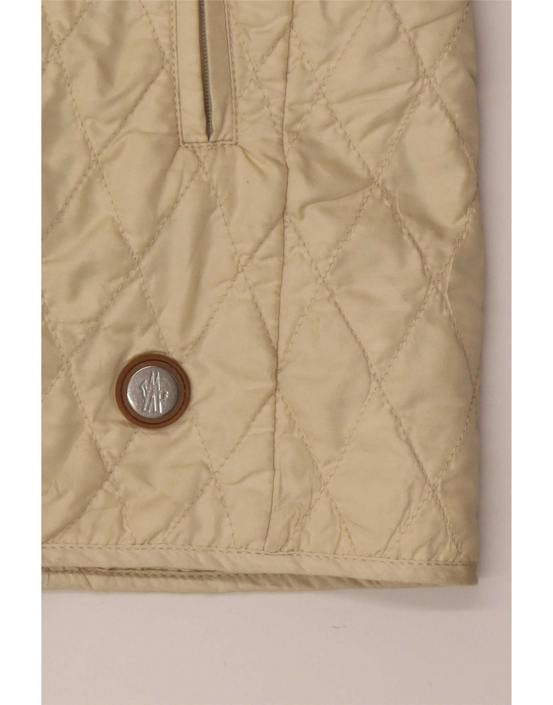 Giacca trapuntata da donna Moncler taglia 4 XL beige