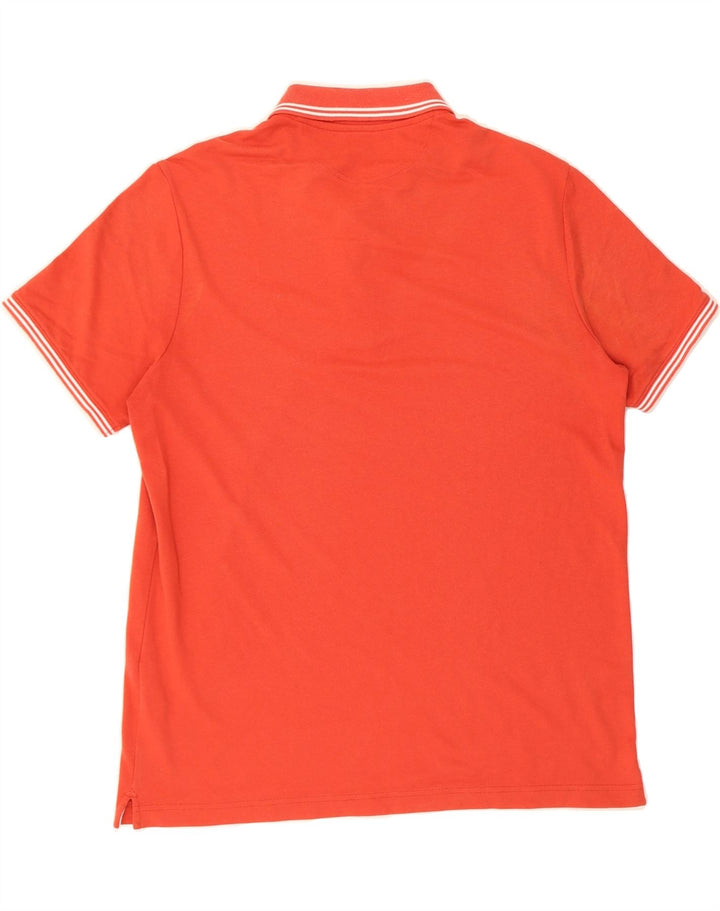 CHAMPION Mens Easy Fit Polo Shirt Large Orange Cotton Vintage Champion and Second-Hand Champion from Messina Hembry 