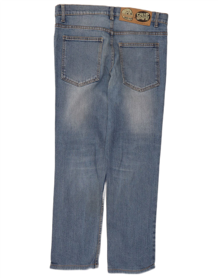 Jeans dritti da uomo economici Monday W36 L27 cotone blu
