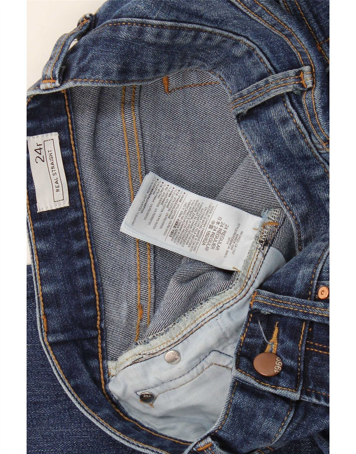 Jeans dritti da donna Gap W24 L31 cotone blu